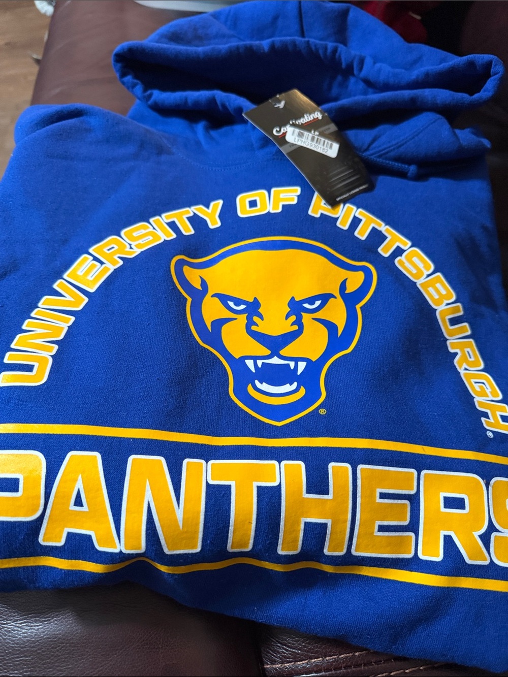 NWT University of Pittsburgh Panthers Blue & Gold Hoodie